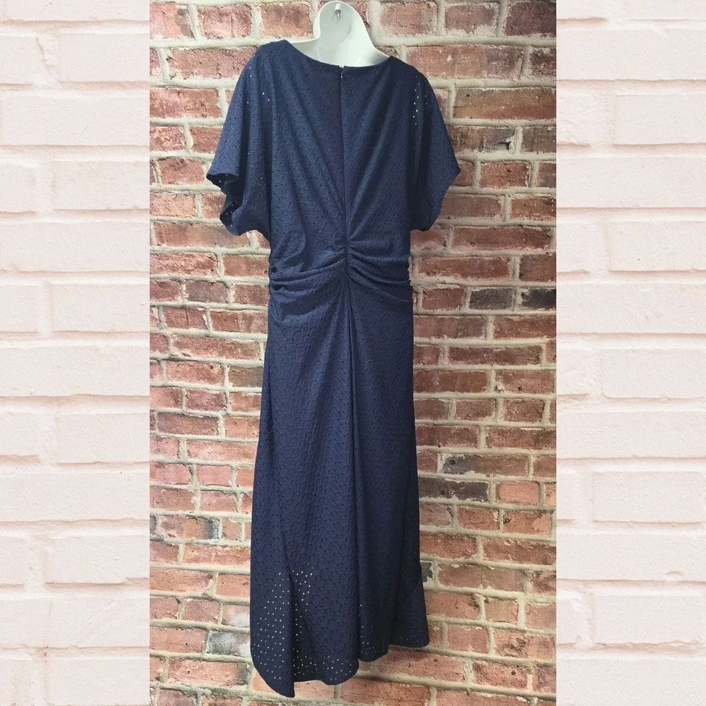 Women's LONDON TIMES Short Sleeves High Low Dress Size 12